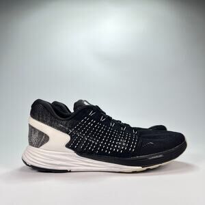 Nike Lunarglide 7 Black White Running Shoes Sneakers 747356-001 Women's Size 9.5